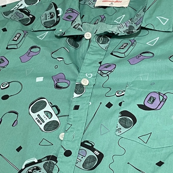 Urban Pipeline Ultimate Shirt Button Down Collared Music Print Men's XXL - Picture 4 of 9